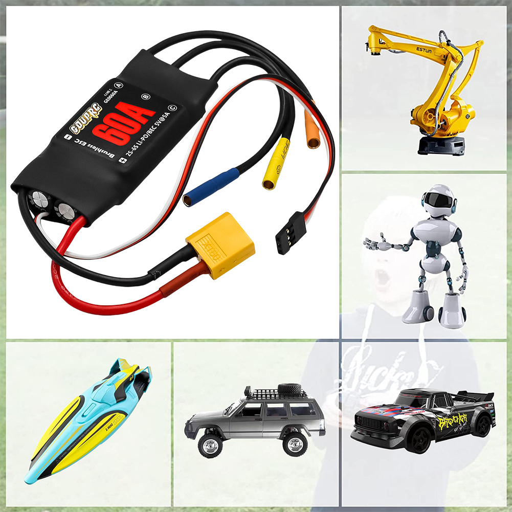 60A Electronic Speed Controlle - đánh giá và giá Rc Helicopter Electric