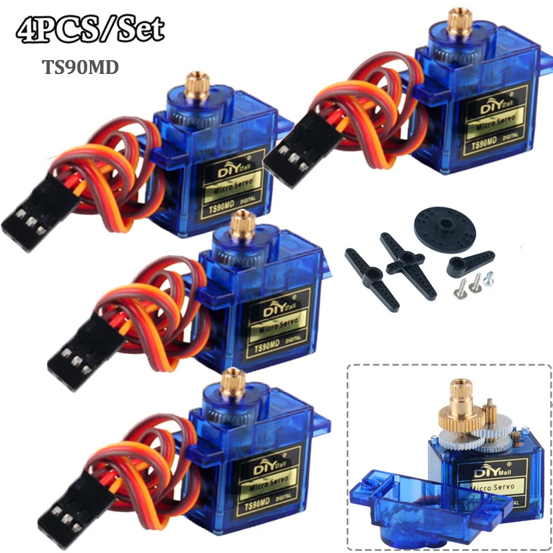 4Pcs TS90MD Micro Digital Serv - đánh giá và giá Rc Helicopter Parts