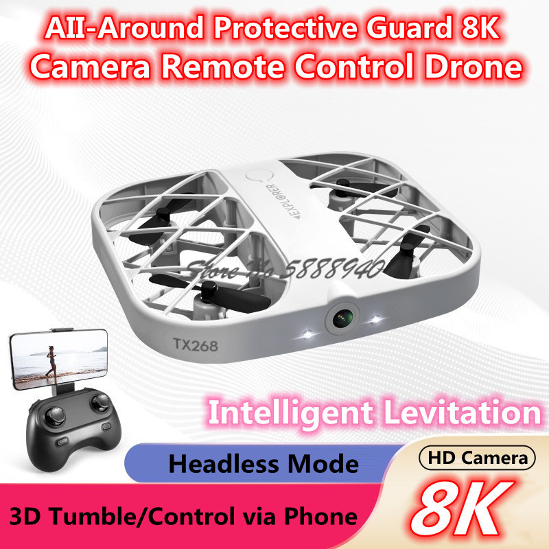 Enclosed Protect 8K HD Camera  - đánh giá và giá Rc Helicopter Electric