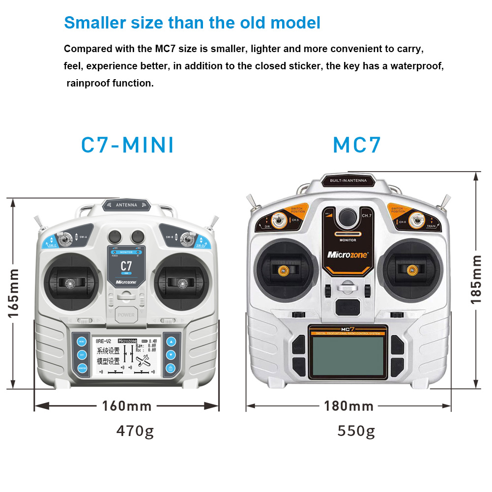 MicroZone MC7 Controller C7 MI - đánh giá và giá Rc Helicopter Battery