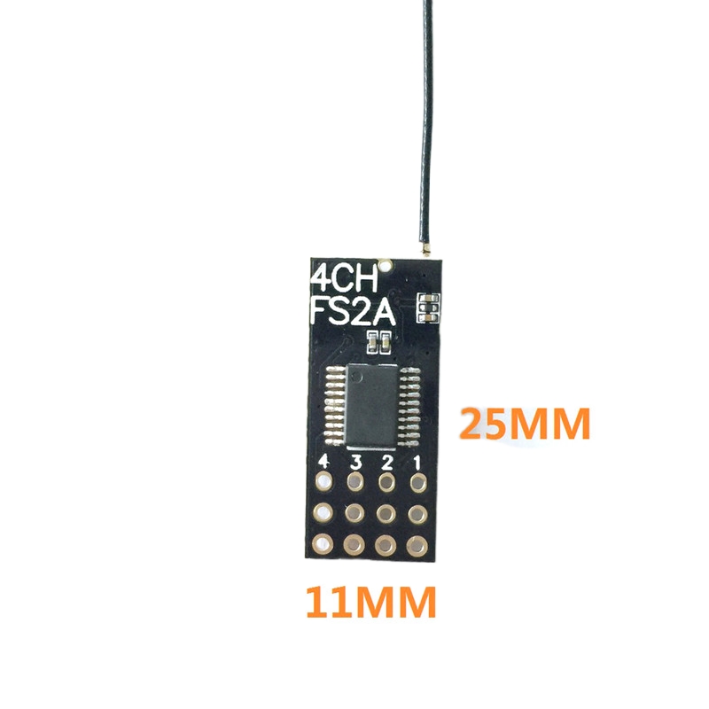 Flysky FS2A Mini Receiver 4CH  - đánh giá và giá Rc Helicopter Remote Control