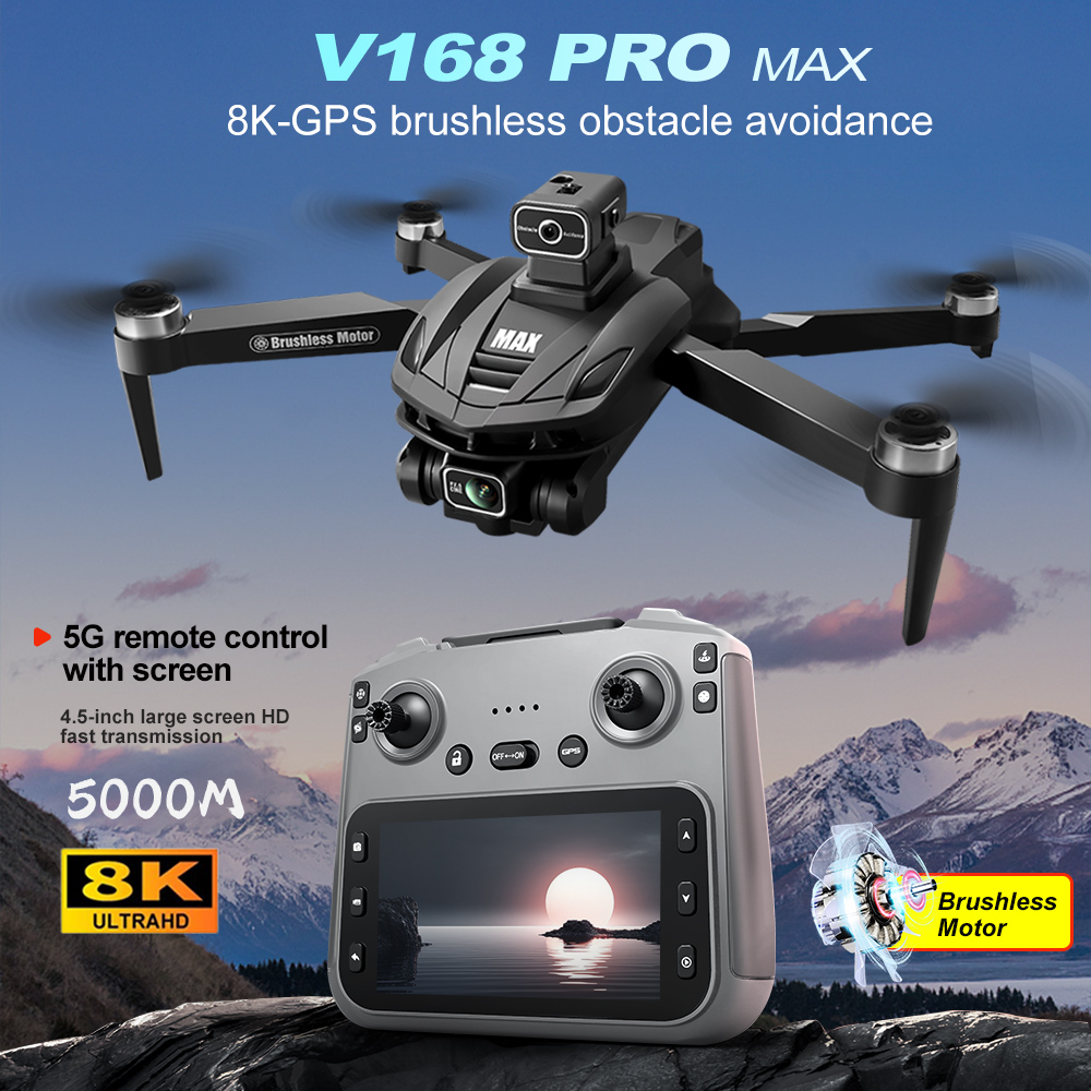 V168 PRO Max GPS Drone 8K Prof - đánh giá và giá Rc Helicopter Charger