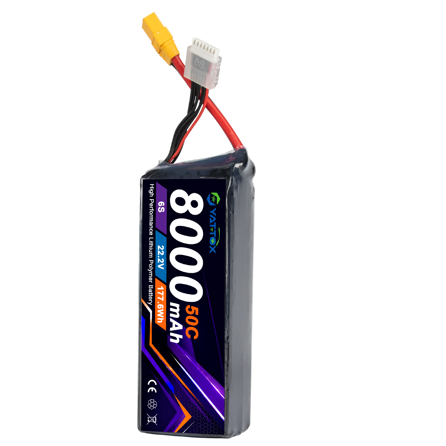 Yattox 6S 8000mAh 50C LiPo Bat - đánh giá và giá Rc Helicopter Battery