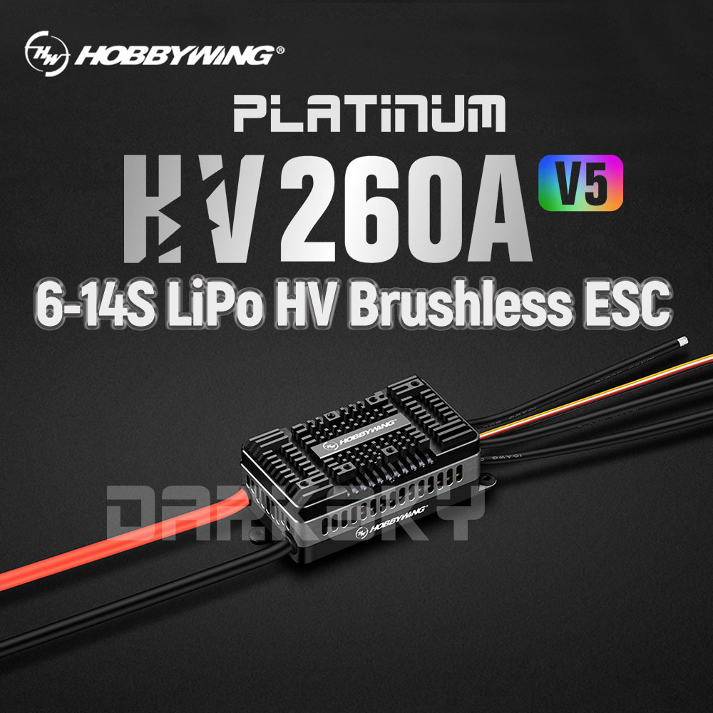 HOBBYWING ESC Platinum 260A V5 - đánh giá và giá Rc Helicopter Electric